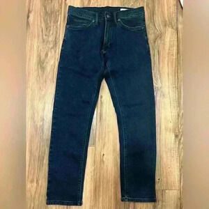 M&S Slim Straight Jeans Blue/Black Size 32/29